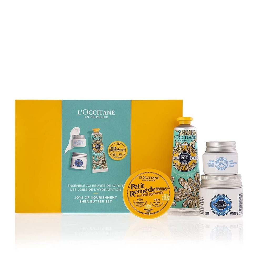 NEW L'Occitane Comforting & Nourishing Shea Butter Discovery Kit 3.48 fl oz